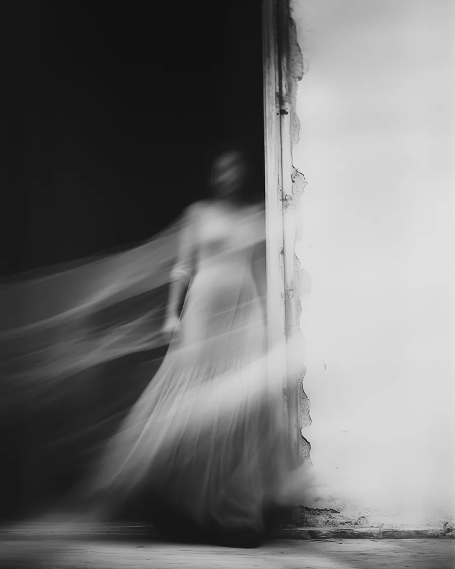Black and white image: Dissolving Into Dream.