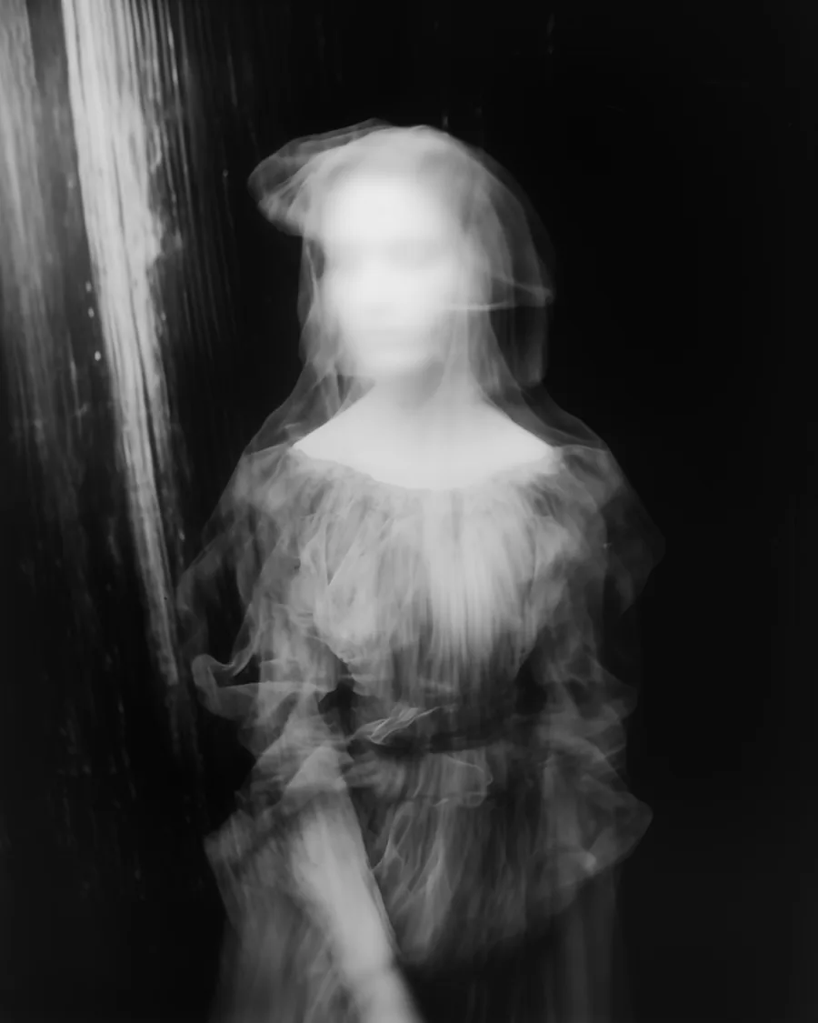 Black and white image: Enigmatic Spirit.