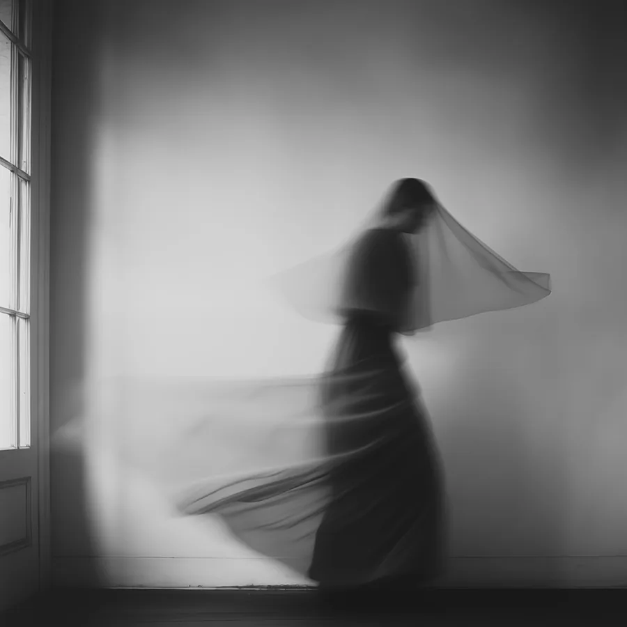 Black and white image: Ethereal Cover.