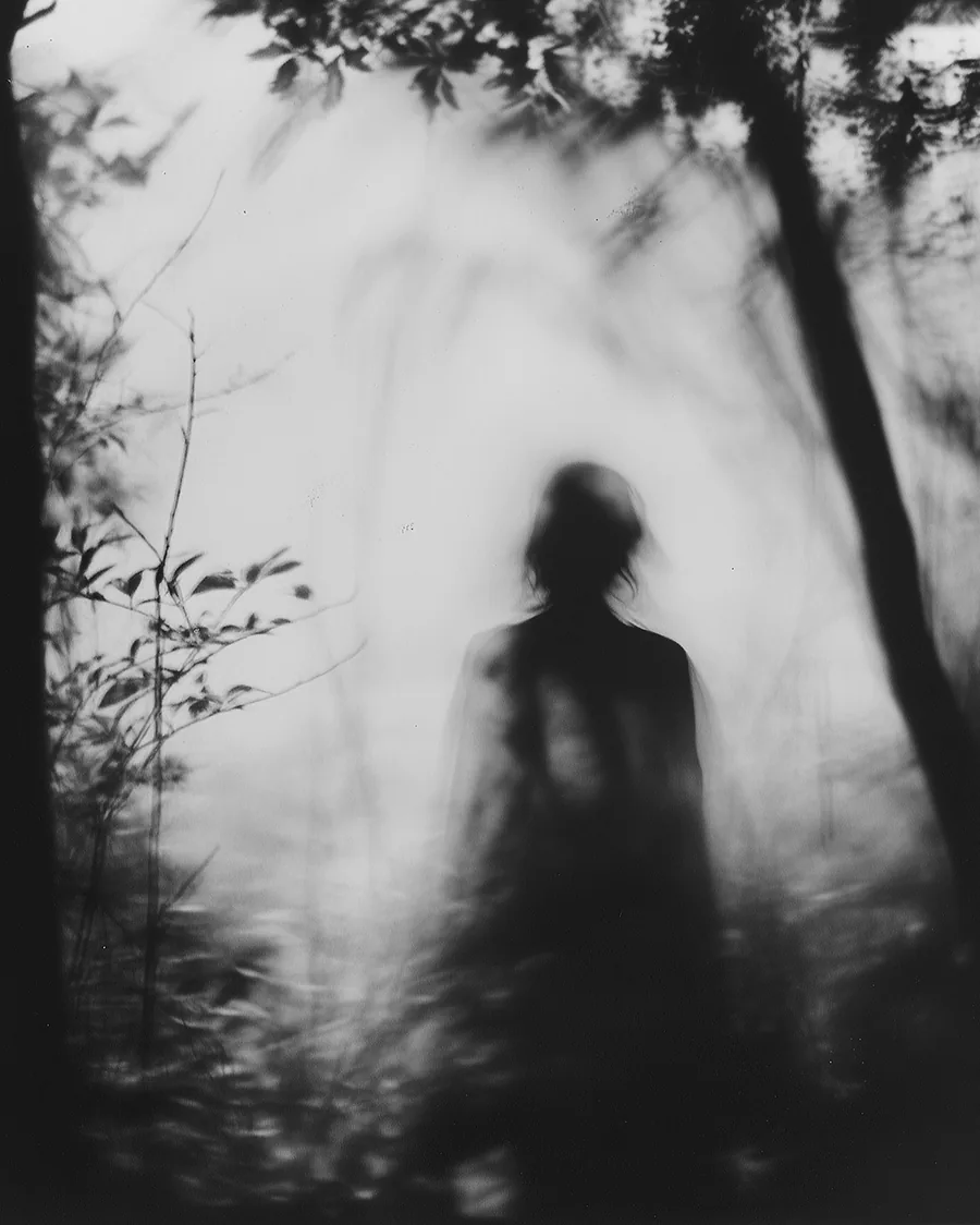Black and white image: Lost In Light.