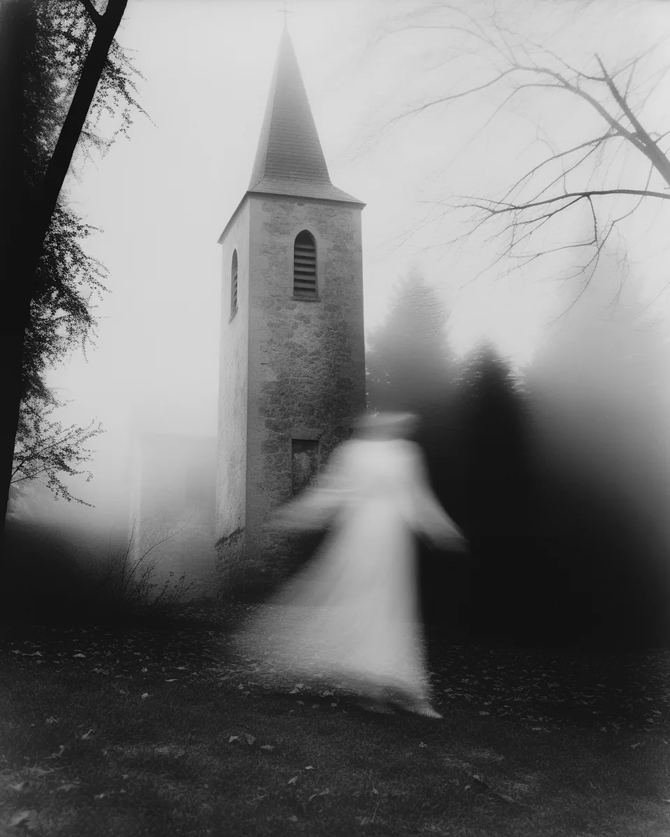 Black and white image: Seraphic Pirouette.