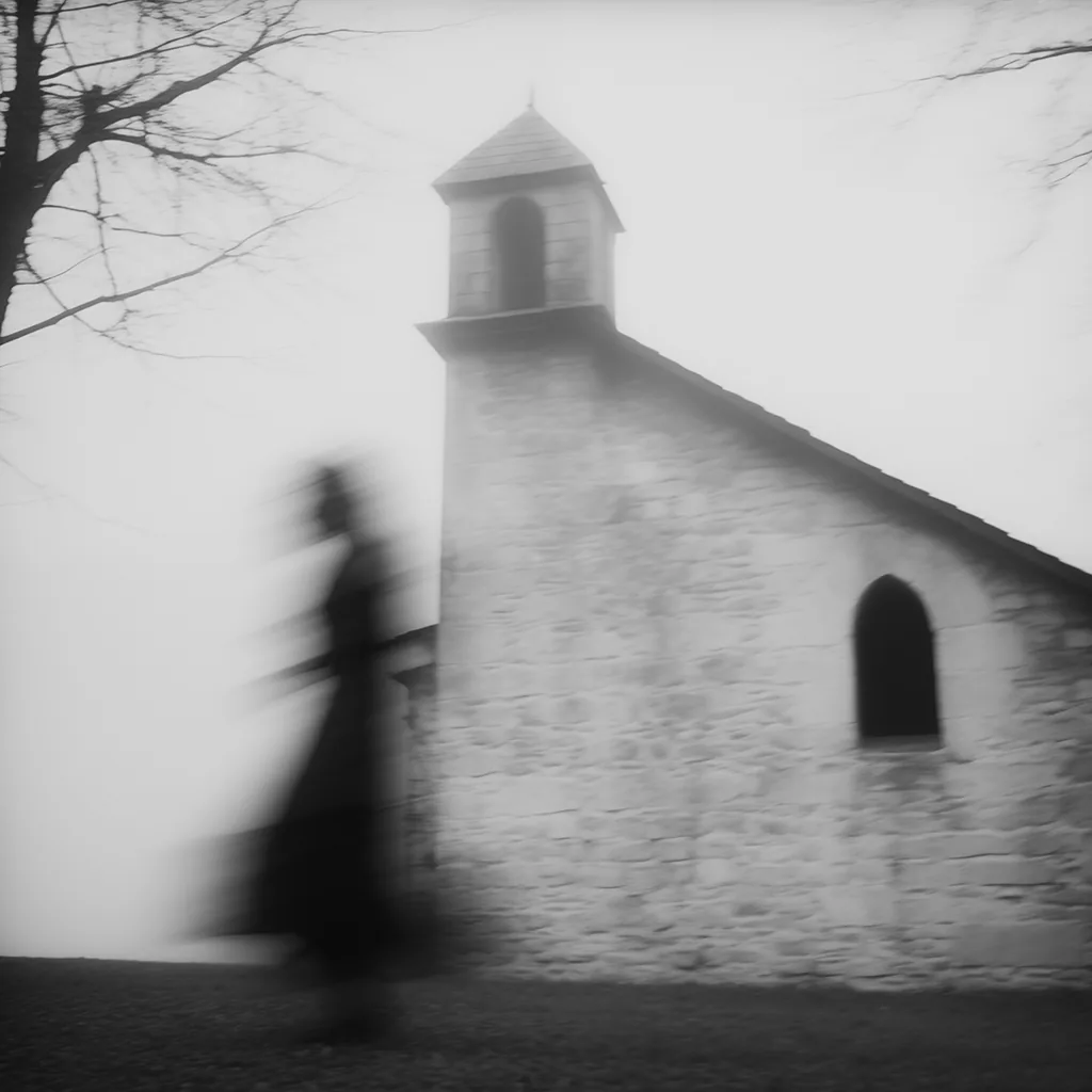 Black and white image: Spirit Stride.