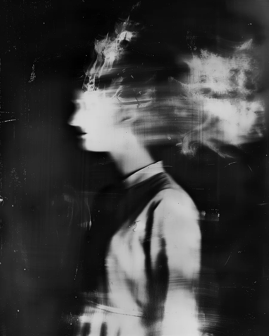 Black and white image: Spirits Unbound.