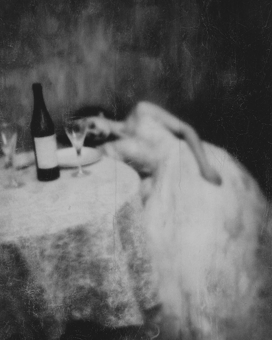 Black and white image: The Last Toast.